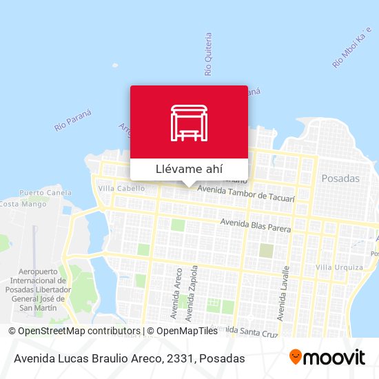 Mapa de Avenida Lucas Braulio Areco, 2331