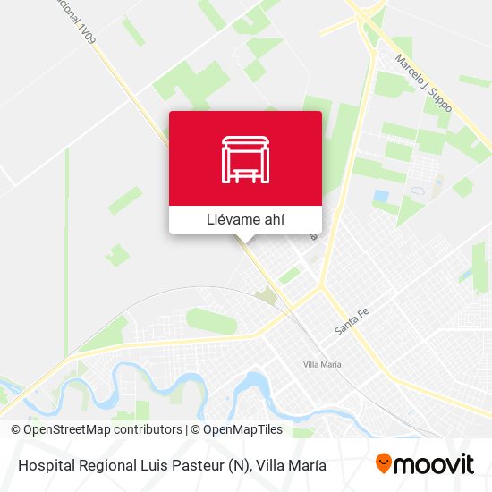 Mapa de Hospital Regional Luis Pasteur