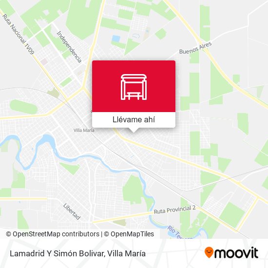 Mapa de Gral. Simón Bolivar Y Gral Lamadrid