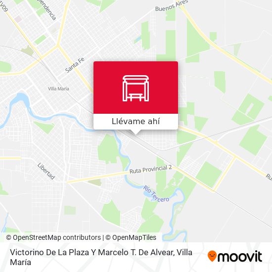 Mapa de Victorino De La Plaza Y Marcelo T. De Alvear