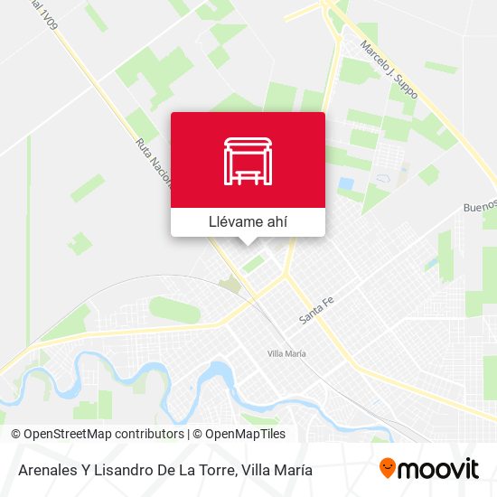 Mapa de Arenales Y Lisandro De La Torre