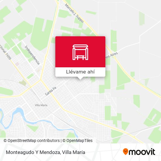 Mapa de Monteagudo Y Mendoza