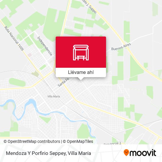 Mapa de Mendoza Y Porfirio Seppey