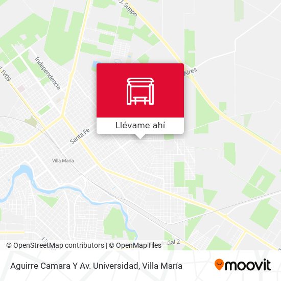 Mapa de Aguirre Camara Y Av. Universidad