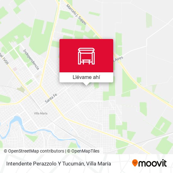 Mapa de Intendente Perazzolo Y Tucumán