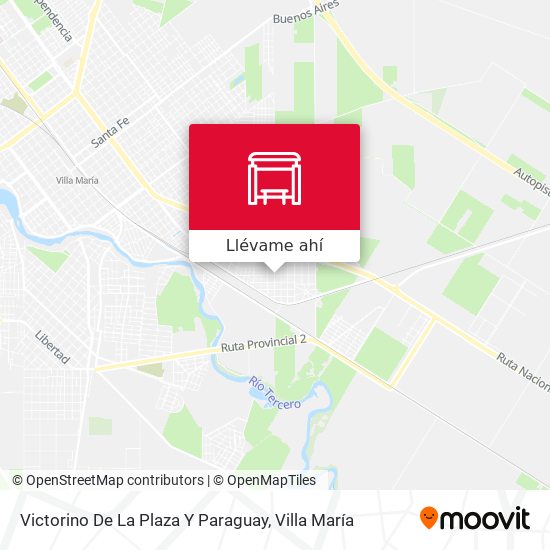 Mapa de Victorino De La Plaza Y Paraguay