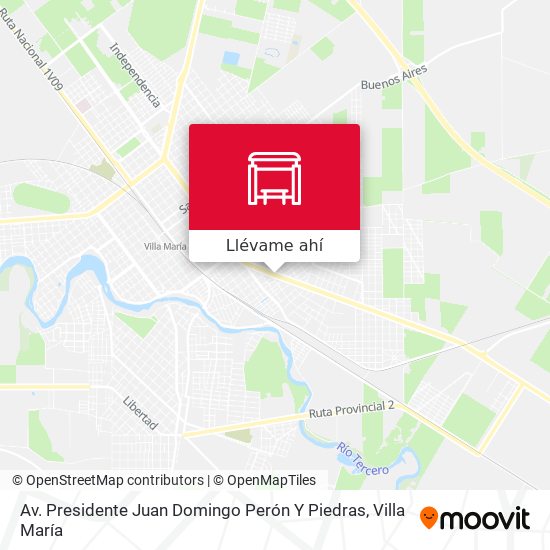 Mapa de Av. Presidente Juan Domingo Perón Y Piedras