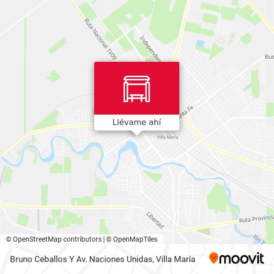 Mapa de Bruno Ceballos Y Av. Naciones Unidas