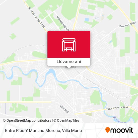 Mapa de Entre Ríos Y Mariano Moreno