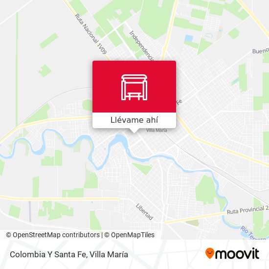 Mapa de Colombia Y Santa Fe