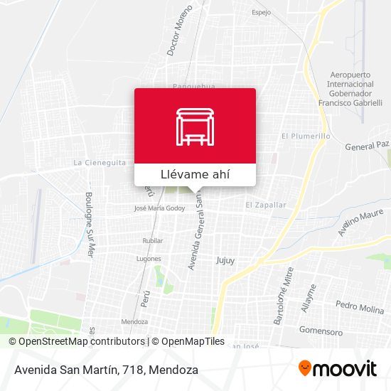 Mapa de Avenida San Martín, 718