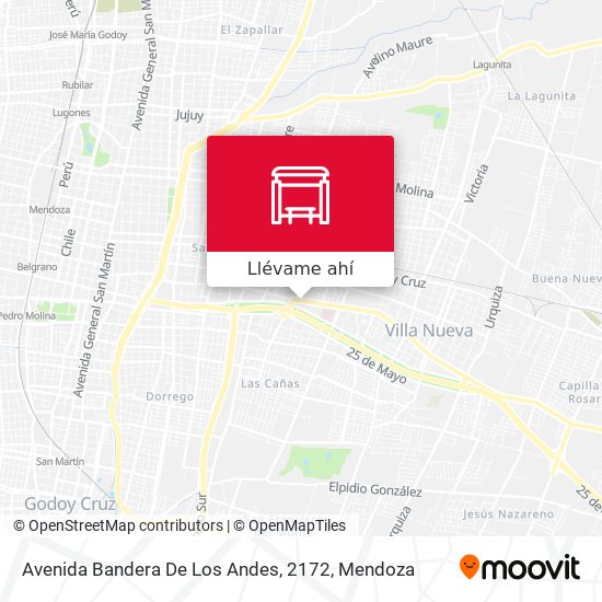 Mapa de Avenida Bandera De Los Andes, 2172