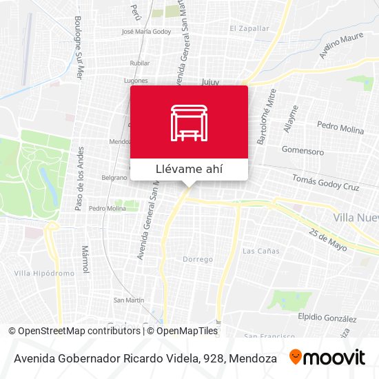 Mapa de Avenida Gobernador Ricardo Videla, 928