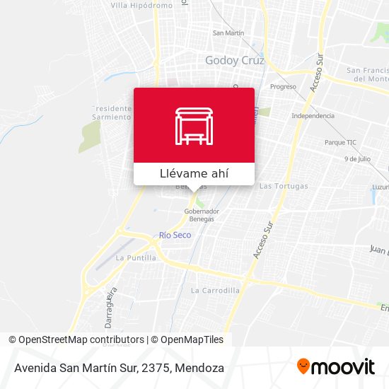 Mapa de Avenida San Martín Sur, 2375
