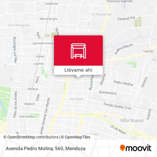 Mapa de Avenida Pedro Molina, 560