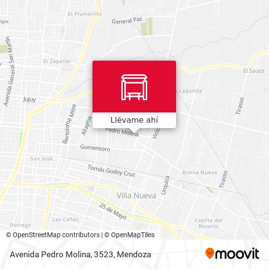Mapa de Avenida Pedro Molina, 3523