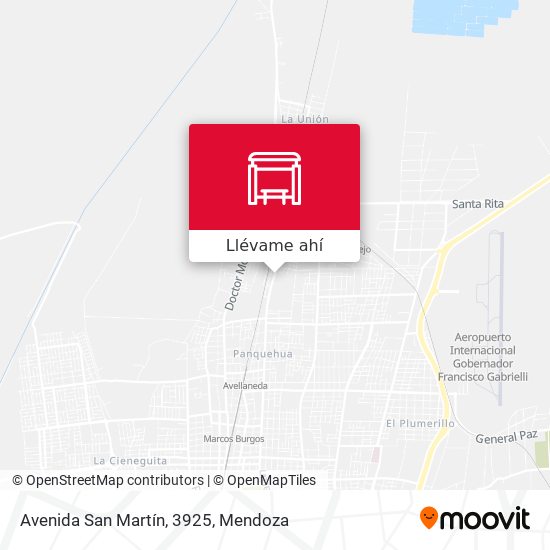 Mapa de Avenida San Martín, 3925