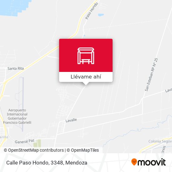 Mapa de Calle Paso Hondo, 3348