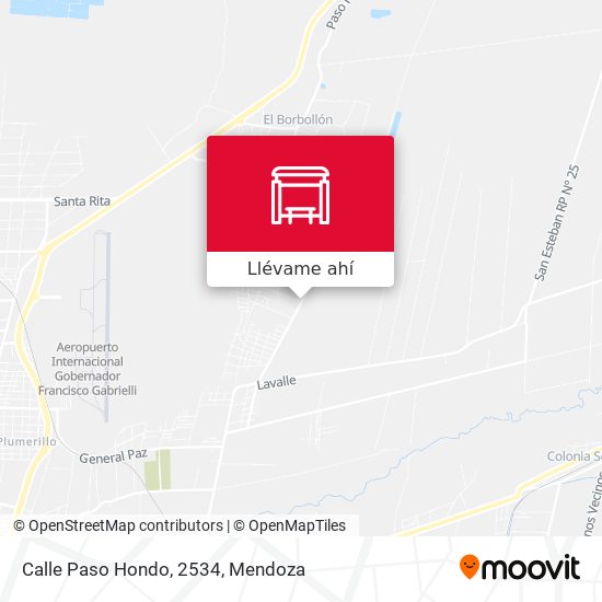 Mapa de Calle Paso Hondo, 2534