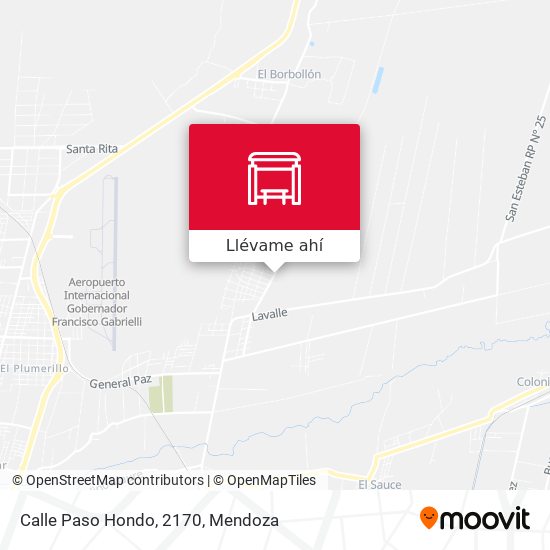 Mapa de Calle Paso Hondo, 2170