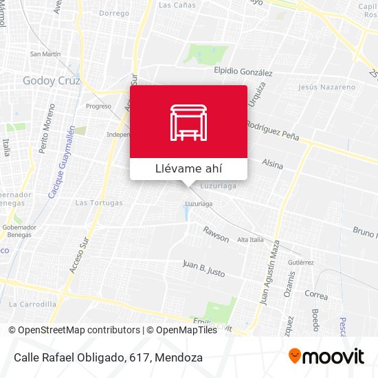 Mapa de Calle Rafael Obligado, 617