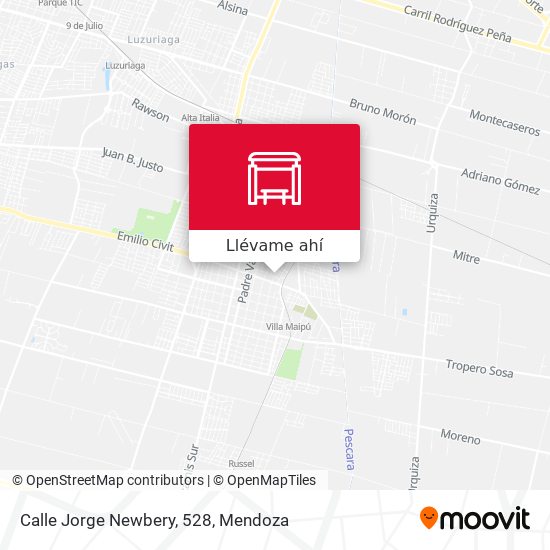 Mapa de Calle Jorge Newbery, 528