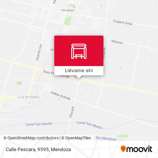Mapa de Calle Pescara, 9595
