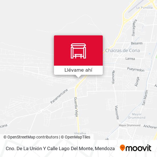 Mapa de Cno. De La Unión Y Calle Lago Del Monte