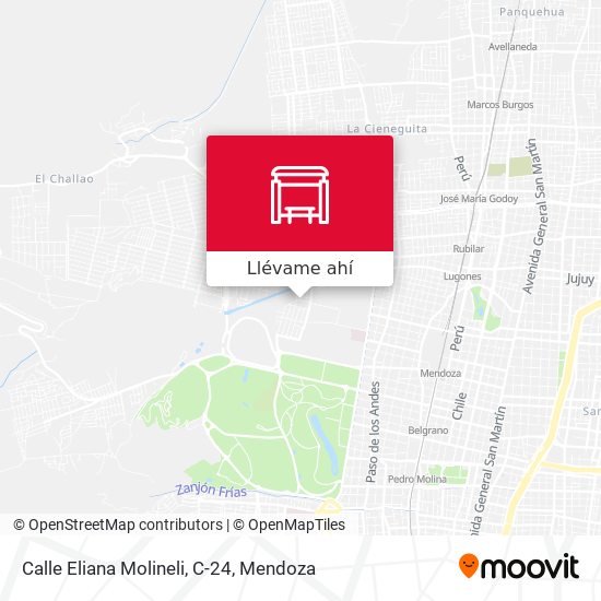Mapa de Calle Eliana Molineli, C-24
