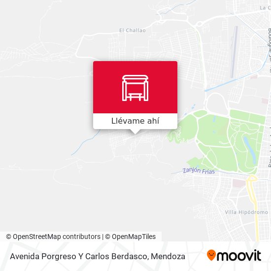 Mapa de Avenida Porgreso Y Carlos Berdasco
