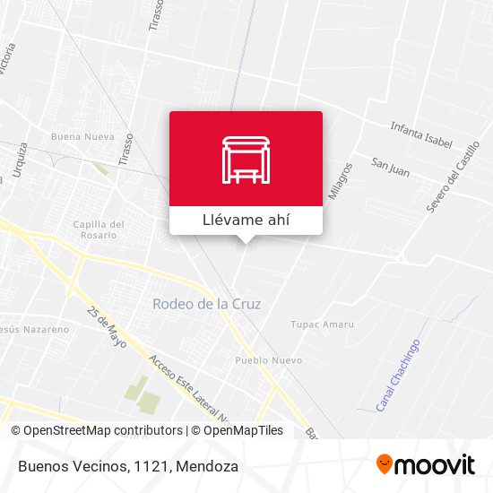 Mapa de Buenos Vecinos, 1121