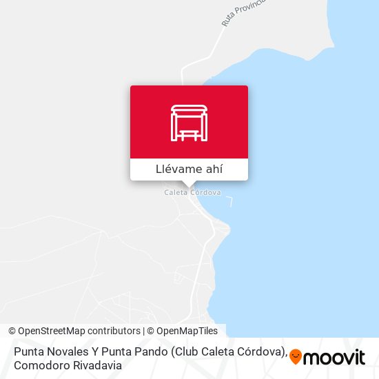 Mapa de Punta Novales Y Punta Pando (Club Caleta Córdova)