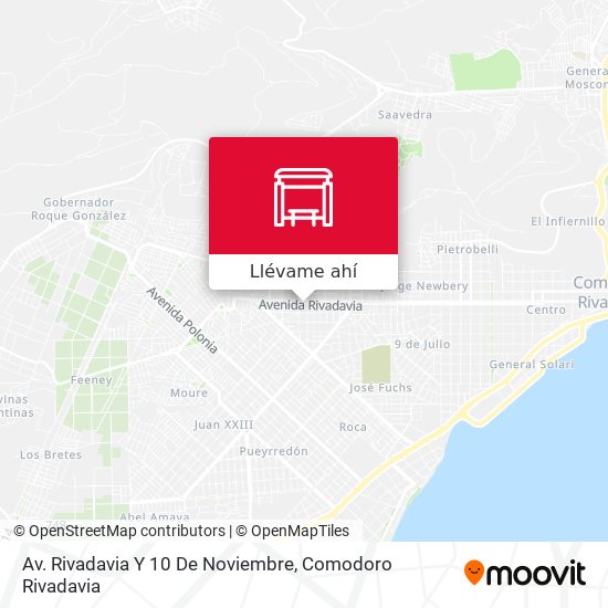 Mapa de Av. Rivadavia Y 10 De Noviembre