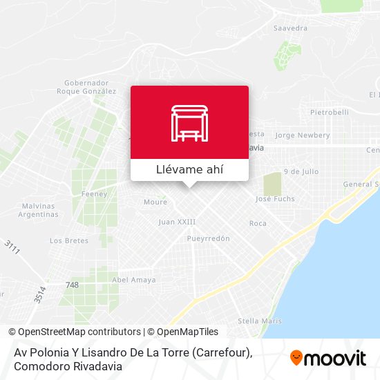 Mapa de Av Polonia Y Lisandro De La Torre (Carrefour)