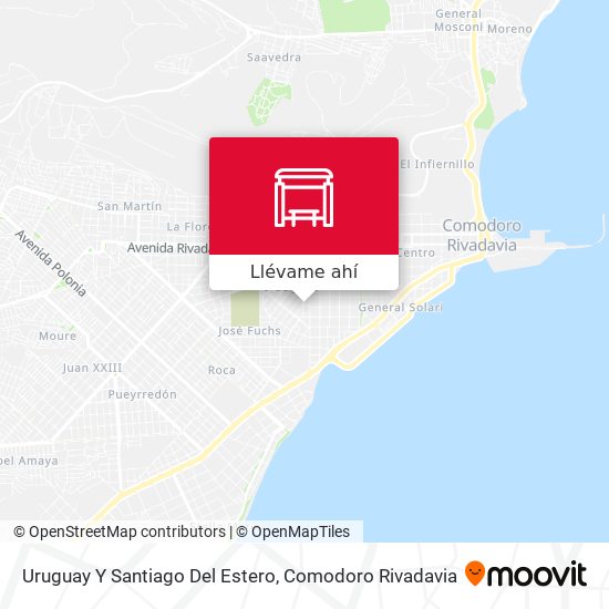 Mapa de Uruguay Y Santiago Del Estero