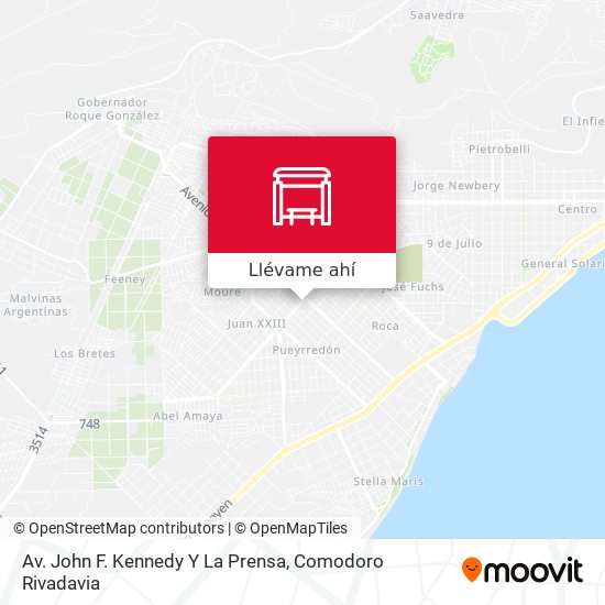 Mapa de Av. John F. Kennedy Y La Prensa