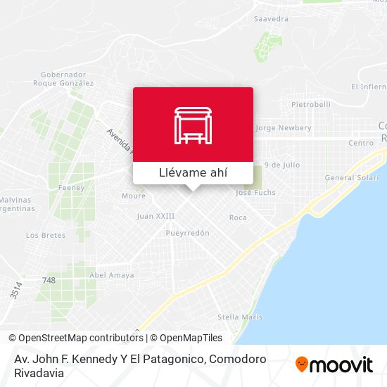 Mapa de Av. John F. Kennedy Y El Patagonico