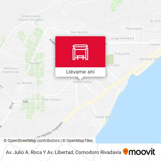 Mapa de Av. Julio A. Roca Y Av. Libertad