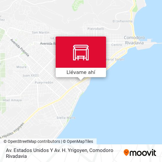 Mapa de Av. Estados Unidos Y Av. H. Yrigoyen