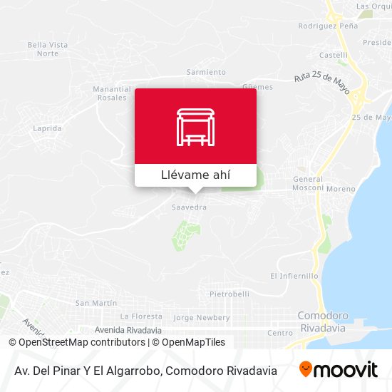 Mapa de Av. Del Pinar Y El Algarrobo