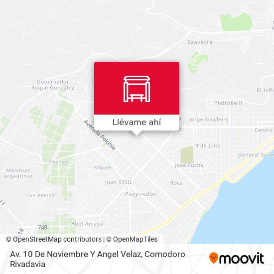 Mapa de Av. 10 De Noviembre Y Angel Velaz