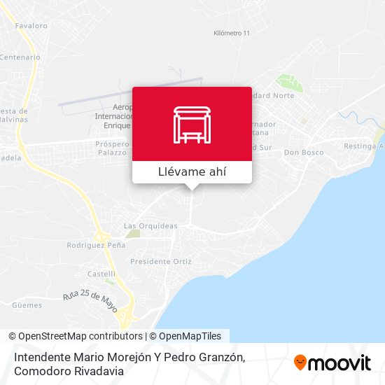 Mapa de Intendente Mario Morejón Y Pedro Granzón