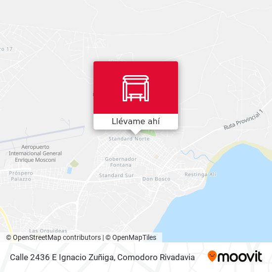 Mapa de Calle 2436 E Ignacio Zuñiga