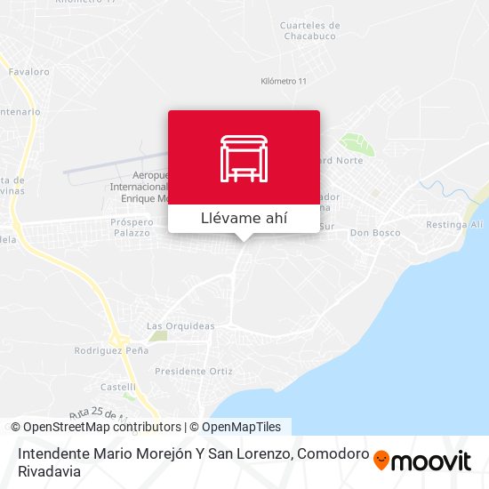 Mapa de Intendente Mario Morejón Y San Lorenzo