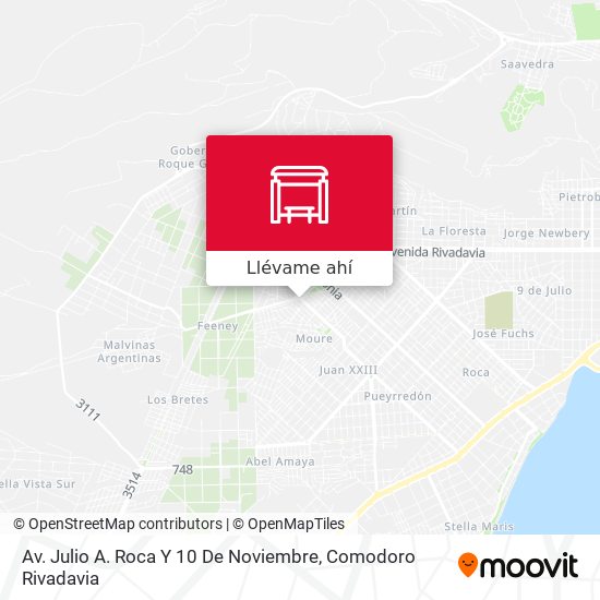 Mapa de Av. Julio A. Roca Y 10 De Noviembre