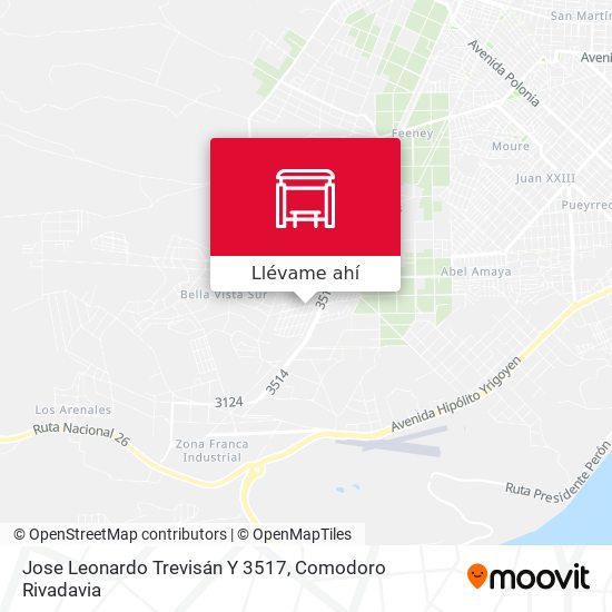 Mapa de Jose Leonardo Trevisán Y 3517