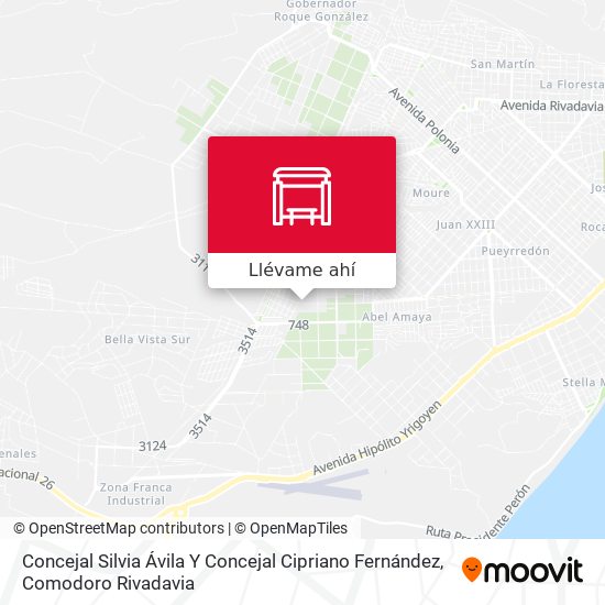 Mapa de Concejal Silvia Ávila Y Concejal Cipriano Fernández