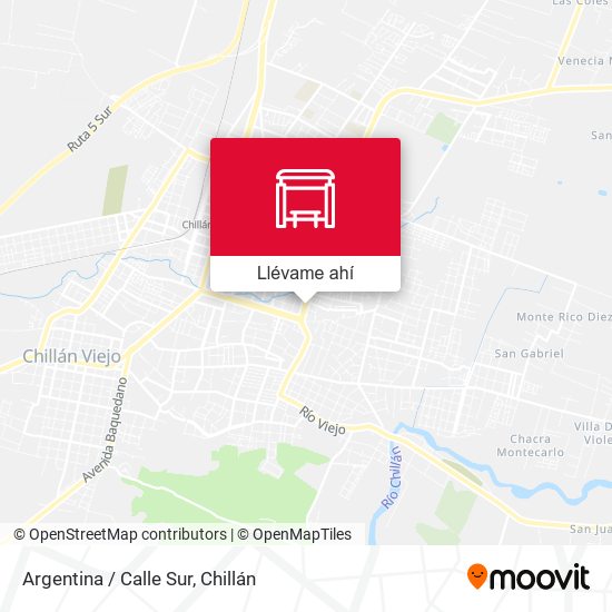 Mapa de Argentina / Calle Sur