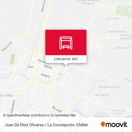 Mapa de Juan De Dios Olivares / La Concepción