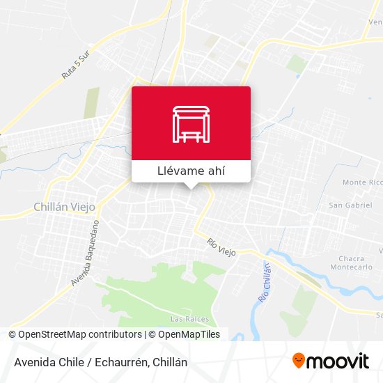 Mapa de Avenida Chile / Echaurrén